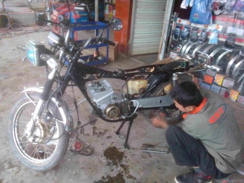 我改装的南方yamaha125 - 摩托维修改装 - 摩托车网站