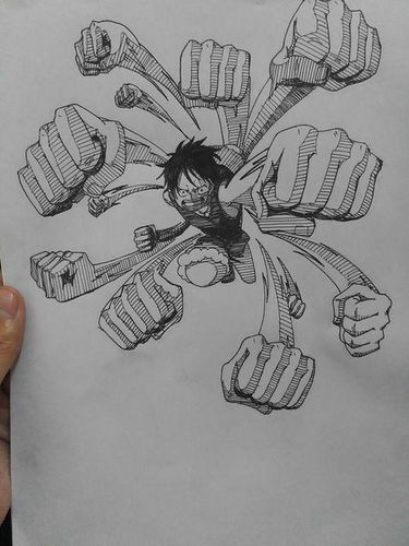 海贼王简笔画_360图片