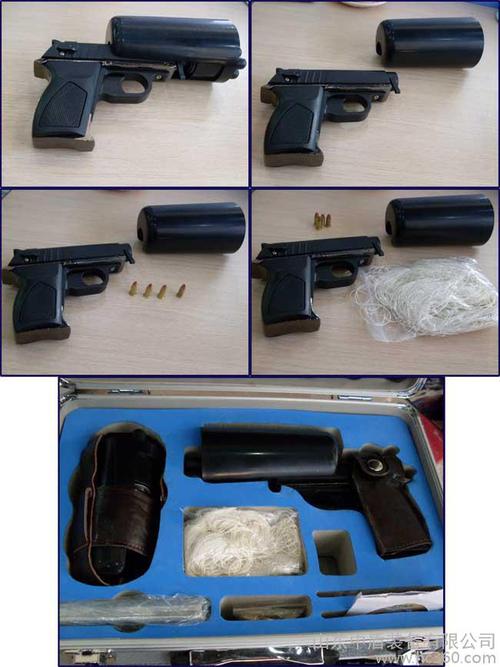 网枪枪式捕捉网发射器商品大图