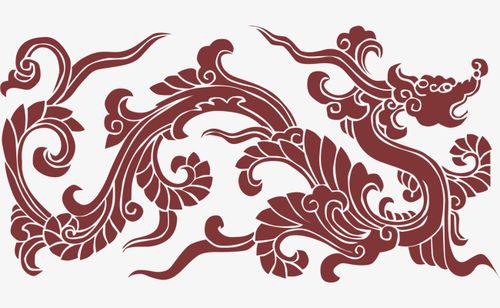 免抠中国风龙纹