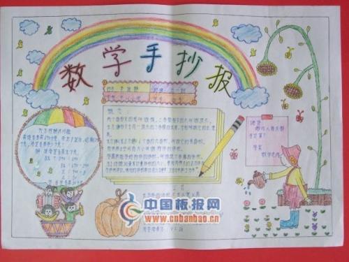 数学数据手抄报 手抄报怎么画-蒲城教育文学网