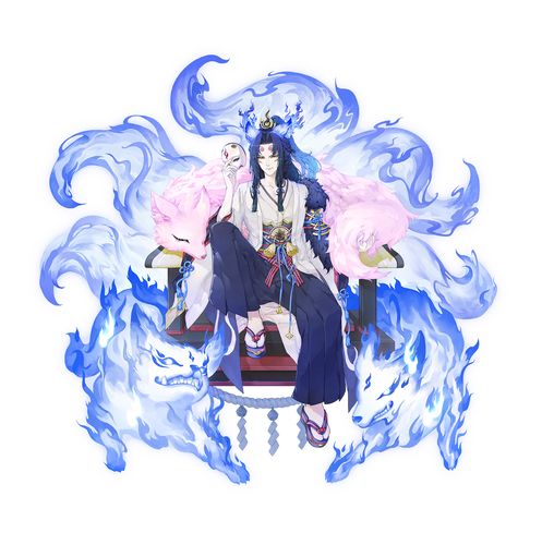 烬天玉藻前-烈焰焚天|插画|商业插画|巨大只 - 原创作品 - 站酷