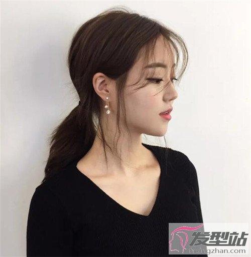 韩式气质低马尾 换一款美一款好上头
