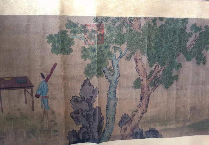 【精品推荐】周昉佳人游春图