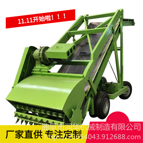 升降自如青贮取料机养殖场取草机自走式牛场装草机rhql7