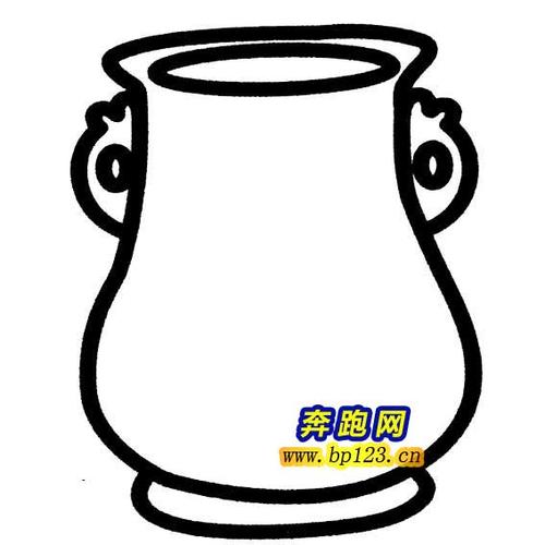 花瓶简笔画画法(2)