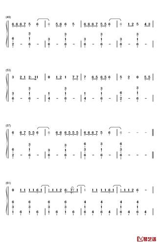 crazy in love钢琴简谱-数字双手-sofia karlberg