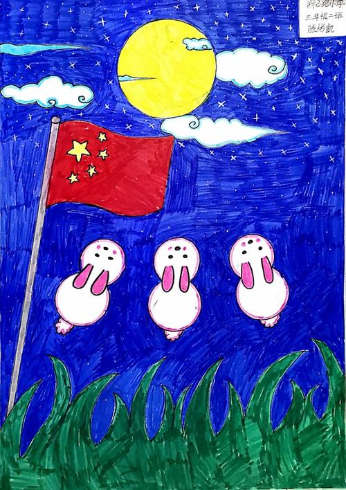 绘画:我和祖国|"我和我的祖国"烟台中小学生作品征集