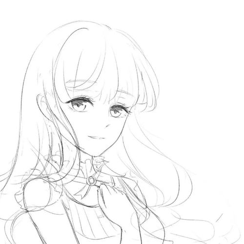 素描动漫头像