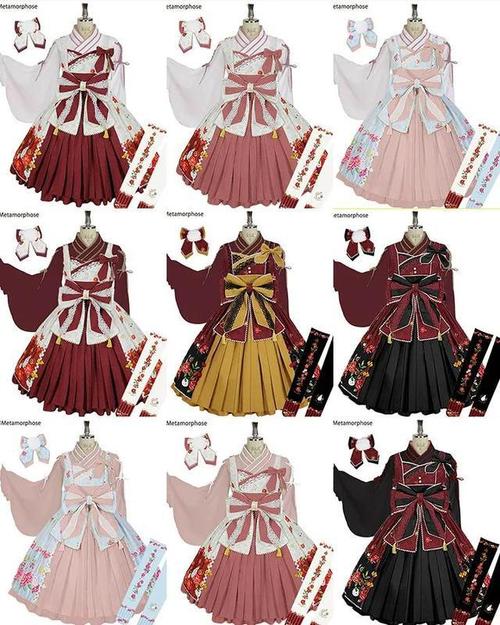 板绘&动漫少女角色设计裙裙参考