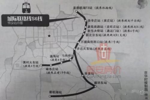 京津冀城际铁路网规划大全_北京