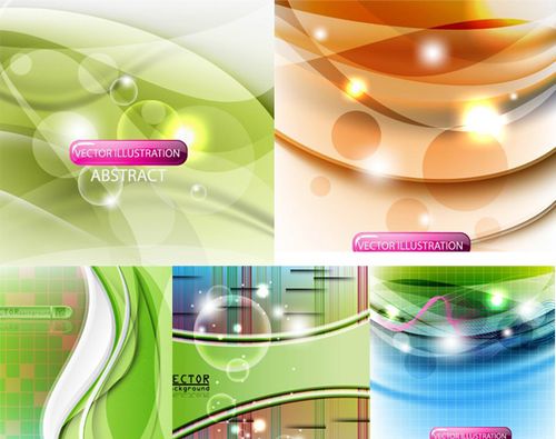 流光溢彩背景矢量图