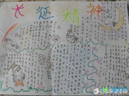 文学网 其他类 板报大全 于纪念长征胜利80周年手抄报图片   渡过湘江
