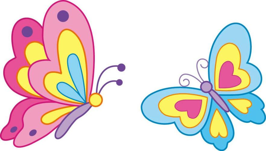 宝贝们最喜欢的涂色开始啦~今天我们要涂漂亮的花蝴蝶