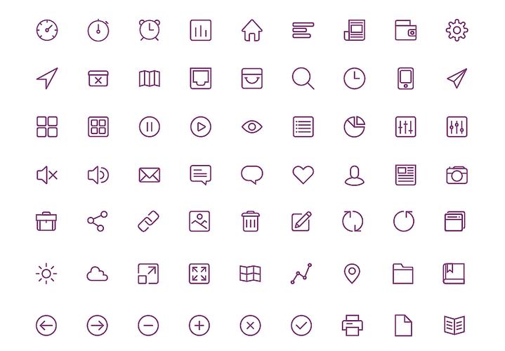 最近临摹的一些图标