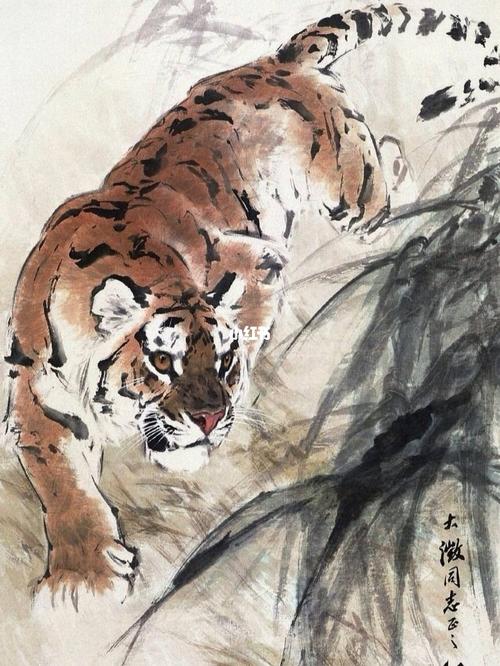 【刘继卣 动物画百兽之王老虎】_王老虎怎么样_美术博物馆_艺术_绘画