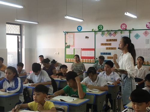 海棠区藤桥中学开展教学公开课活动