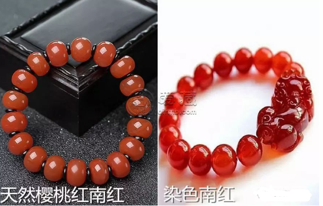 南红真假图片对比南红真假鉴别技巧