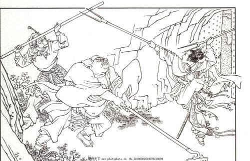 儿童版西游记女儿国简笔画