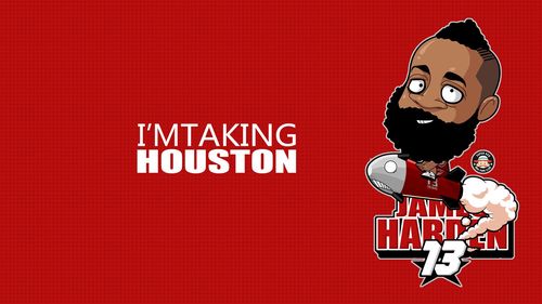 点击下载火箭-哈登高清壁纸