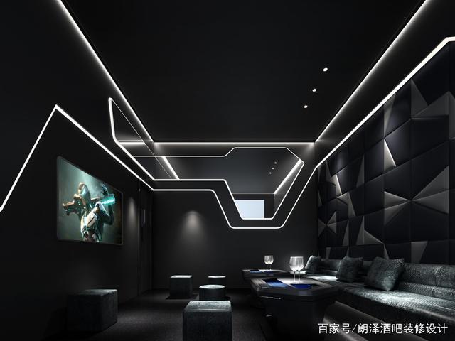 南通酒吧设计效果图 1000平酒吧装修案例