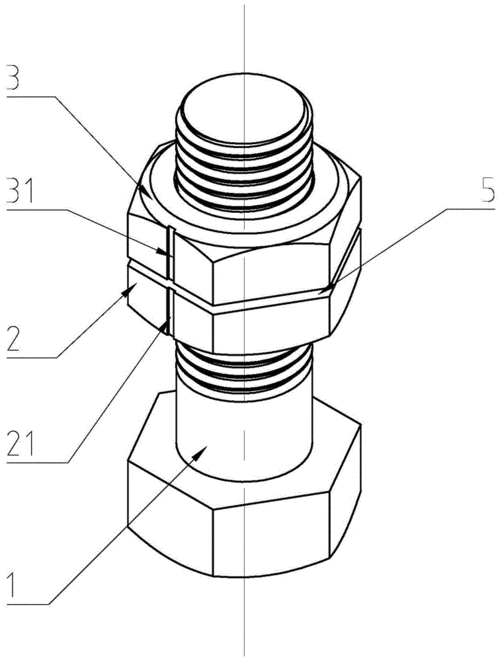 一种偏心式防松螺母组件的制作方法