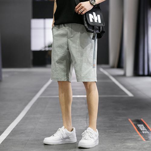 短裤男外穿夏季潮流韩版百搭宽松休闲五分裤潮牌ins运动沙滩休闲短裤