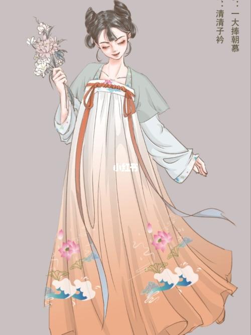 汉服_汉服_汉服设计_人文_绘画