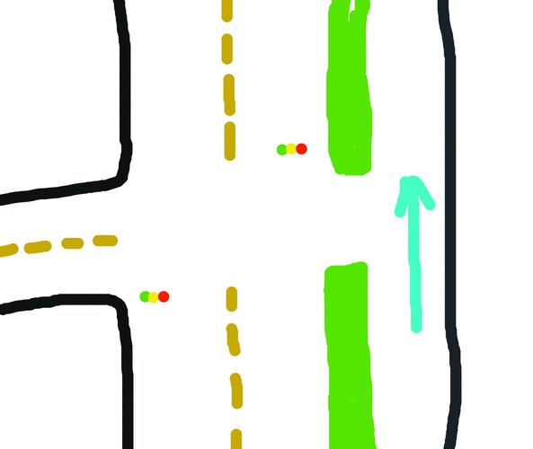 丁字路口红绿灯问题