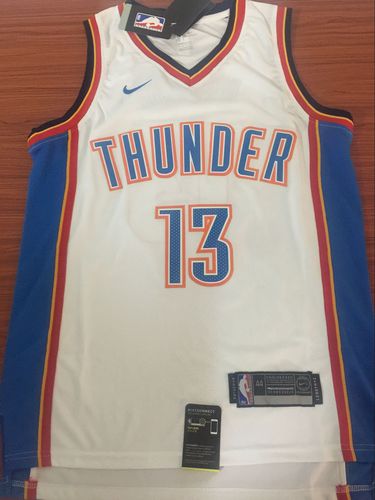 2019 nba雷霆队13# 保罗乔治球服球衣城市