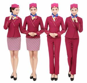 春季新款 航空制服 空姐服装订做 广州南航空姐服授权厂家