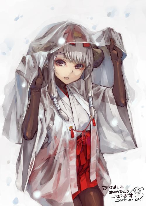 未| 铃ノ 动漫 插画 pixiv 羊年 和风