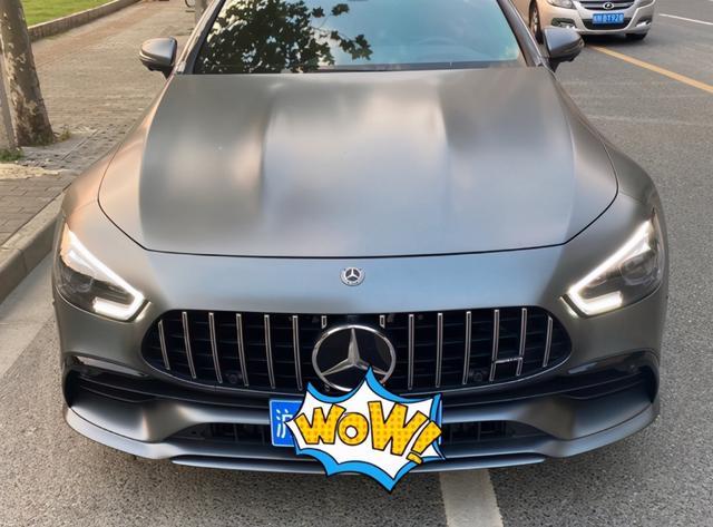 沪小哥花112万买奔驰gt50哑光磨砂灰坦言不想入手s级