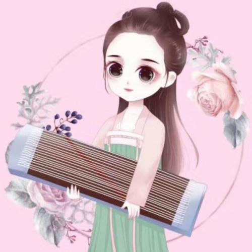 彭老师给大家分享一些古筝女孩的壁纸_壁纸_古筝_素材
