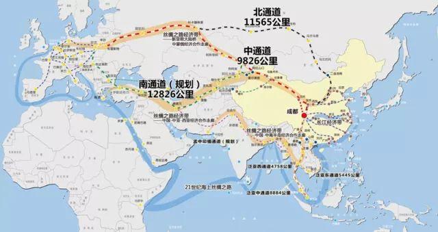 蓉欧快铁通道规划图