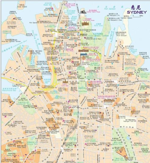 悉尼地图高清中文版 软件界面