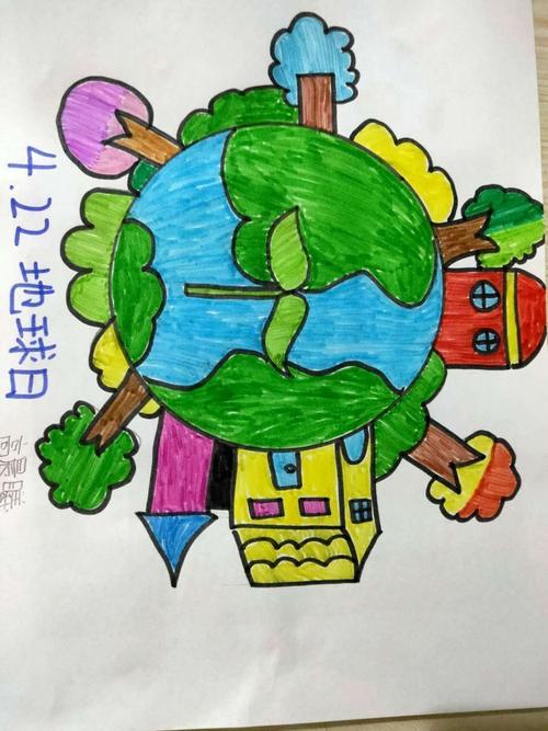 沣西新城大王镇街心幼儿园"珍惜地球资源,共建美好家园"地球日教育