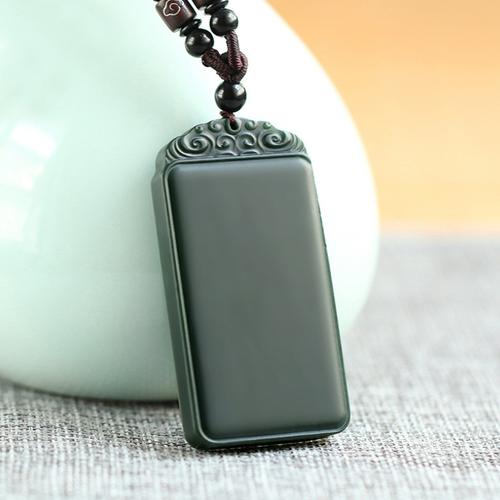 和田玉青玉塔青平安无事牌玉吊坠男女款挂件玉佩视频