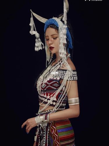 佤族写真_写真_1 1摄影攻略_摄影_佤族民族服装写真_摄影_写真