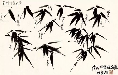 陆抑非:竹子的画法