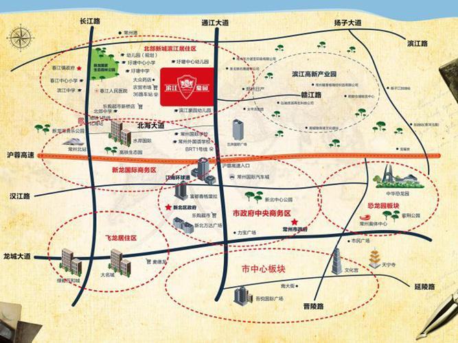 滨江豪园区位图