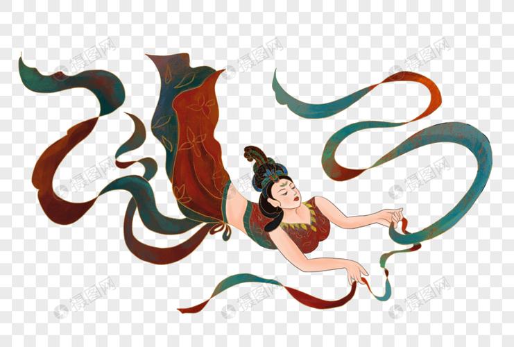 飞天仕女图