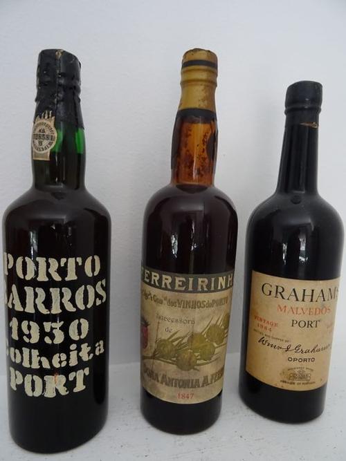 & 1950 colheita port - barros & 1964 vintage port - graham"s "