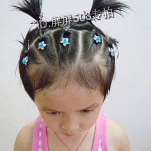 转载专为短发小孩设计解决妈妈扎发烦恼