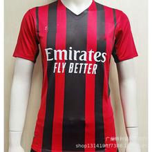 ac米兰球衣21-22凯西主场客场11号伊布足球服卡卡9号吉鲁足球服