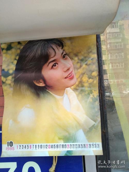 挂历---明星挂历-1985年13张全!内有:朱碧云,叶玲,吴海燕等