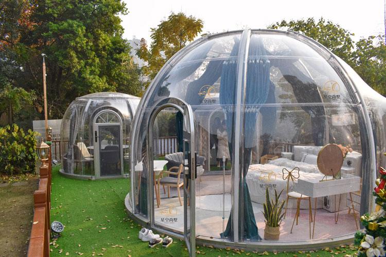 透明星空屋户外可移动民宿营地热门产品源头厂家直售支持定制