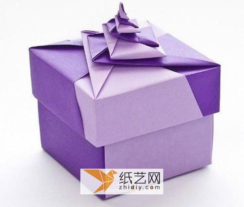 生日礼物盒的折法 四叶草盒子_立体漂亮盒子的折法