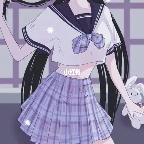 jk女头_jk制服_动漫_头像_jk头像_素材_头像