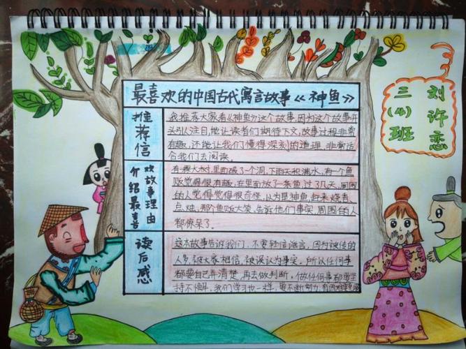第四章故事采用选取你喜欢的两个故事分别用"阅读卡"和"制作思维导图"